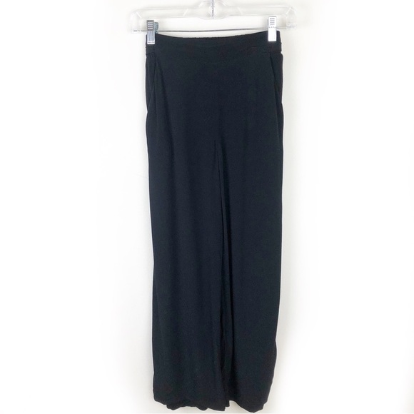 Wilfred Pants - Wilfred Aritzia Faun tie-back cropped black pants size: S